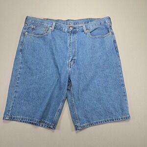 Levi's 469 Denim Shorts Blue Jeans Classic Fit Casual Mens Size 40